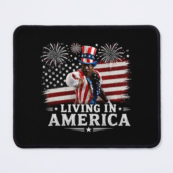 Item preview, Apollo Creed Living In America - Patriotic Boxing Fourth Of July America, USA Fighter designed and sold by kosterbleack.