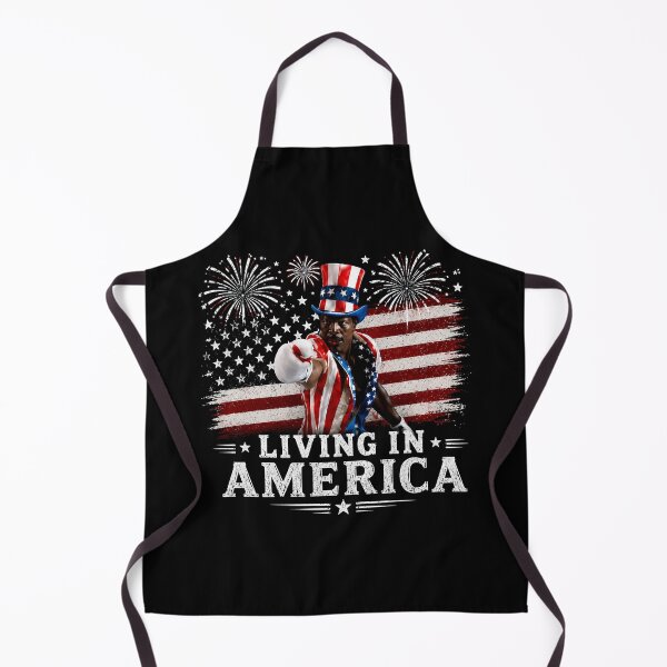 Item preview, Apollo Creed Living In America - Patriotic Boxing Fourth Of July America, USA Fighter designed and sold by kosterbleack.