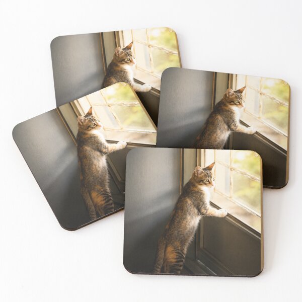 Item preview, Cute kitten waiting at the door designed and sold by Kimberly Palmer.