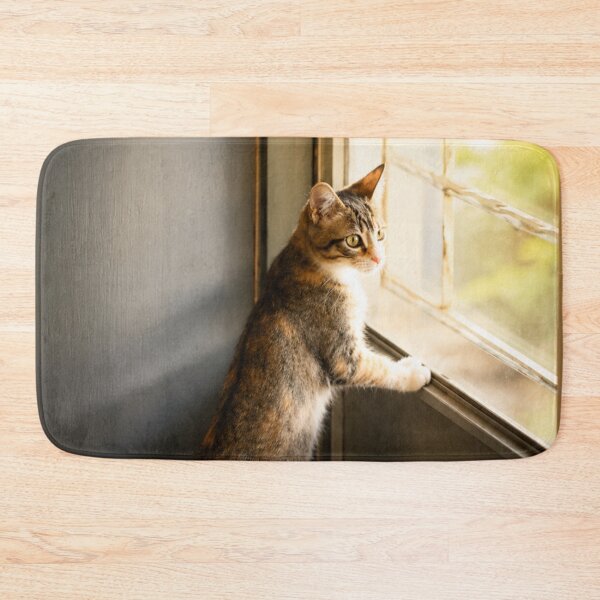 Item preview, Cute kitten waiting at the door designed and sold by Kimberly Palmer.