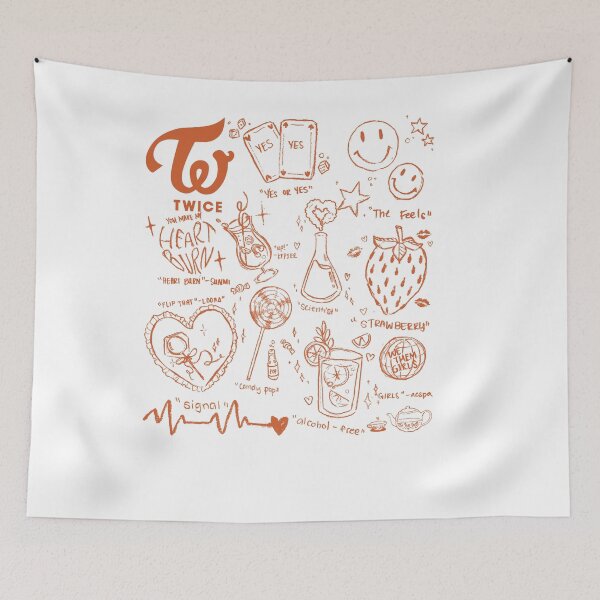 Artikelvorschau, TWICE Doodle entworfen und verkauft von BerryHand.