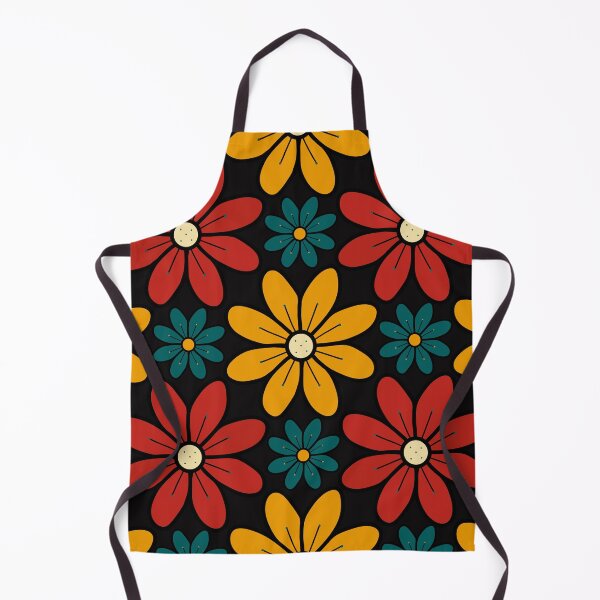 Item preview, Green, Red and Yellow Vintage Flowers Design 08 designed and sold by StefanStudioArt.