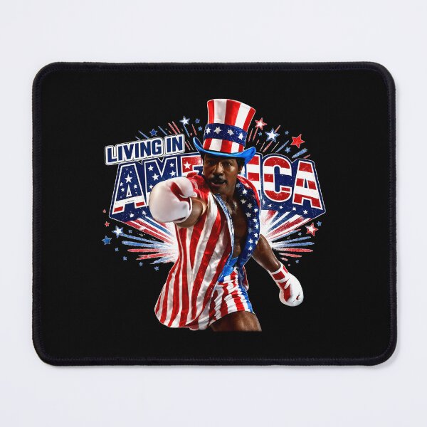 Item preview, Apollo Creed Living In America - Patriotic Boxing Fourth Of July America, USA Fighter designed and sold by kosterbleack.