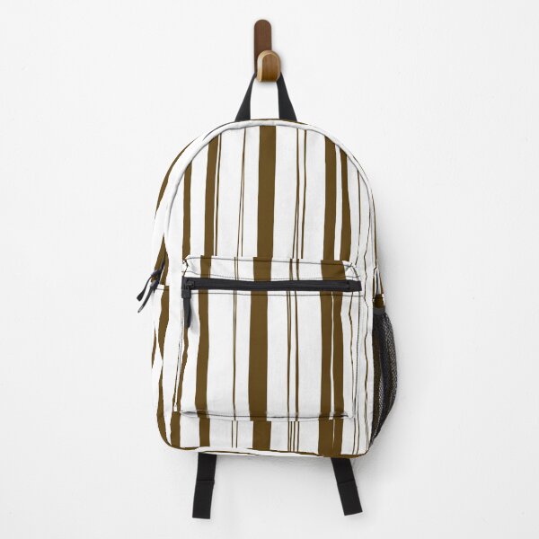 Item preview, Minimalist Brown Vertical Stripes Pattern, Organic Abstract Line Art Background designed and sold by Longsilp.