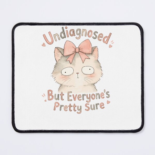 Item preview, Undiagnosed But Everyone's Pretty Sure Neurodivergent Relatable Humor designed and sold by HumansStuck12.
