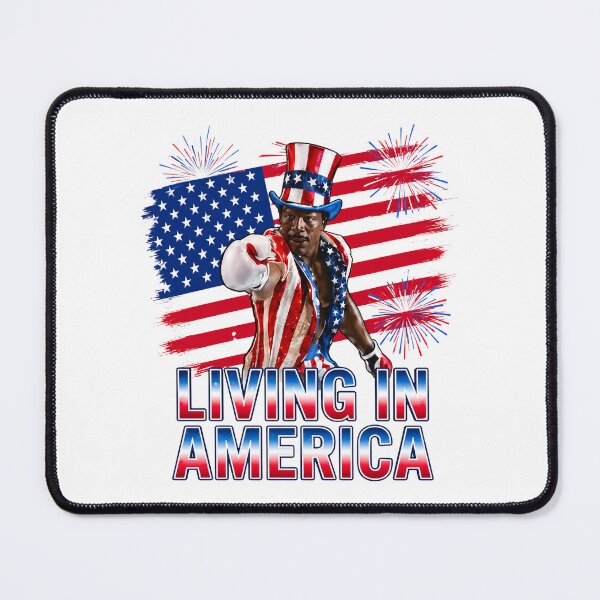 Item preview, Apollo Creed Living In America - Patriotic Boxing Fourth Of July America, USA Fighter designed and sold by kosterbleack.