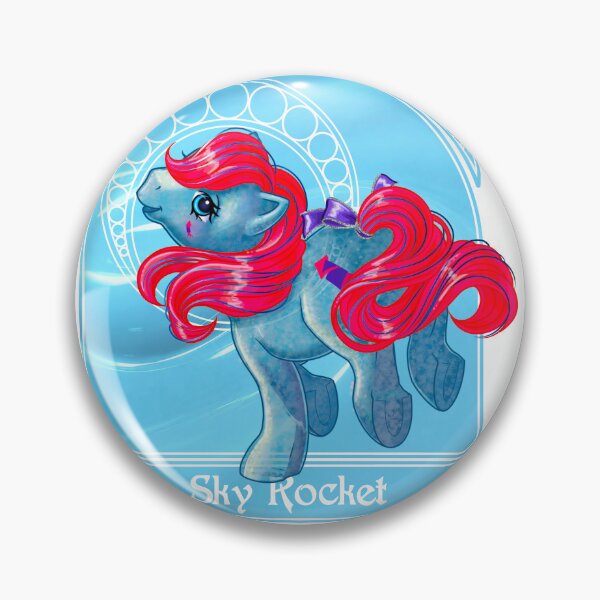 Item preview, My Little Pony Art Nouveau Sky Rocket designed and sold by scholtenart.