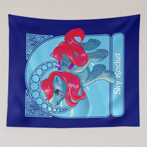 Item preview, My Little Pony Art Nouveau Sky Rocket designed and sold by scholtenart.
