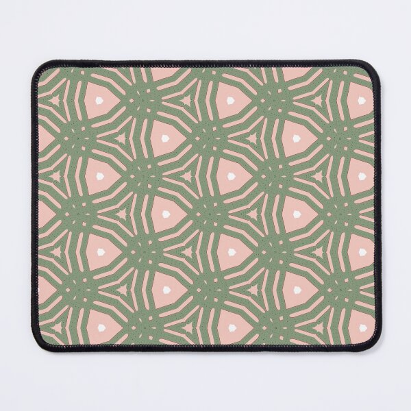 Item preview, Art Deco Geometric Pattern - Sage & Blush designed and sold by Sophie Golightly.