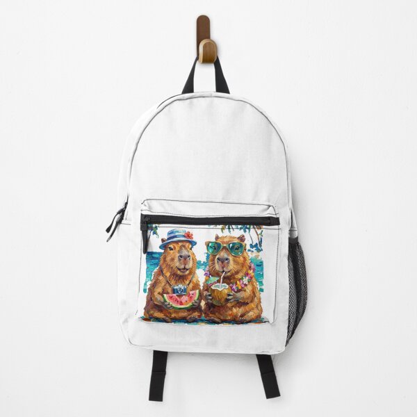 Item preview, Capybara Vacation designed and sold by The Quiet Canvas By Jacky.