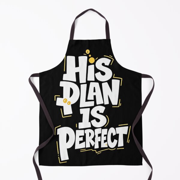 Item preview, His Plan Is Perfect - Christian Graffiti Typography designed and sold by Emmafeystilo.