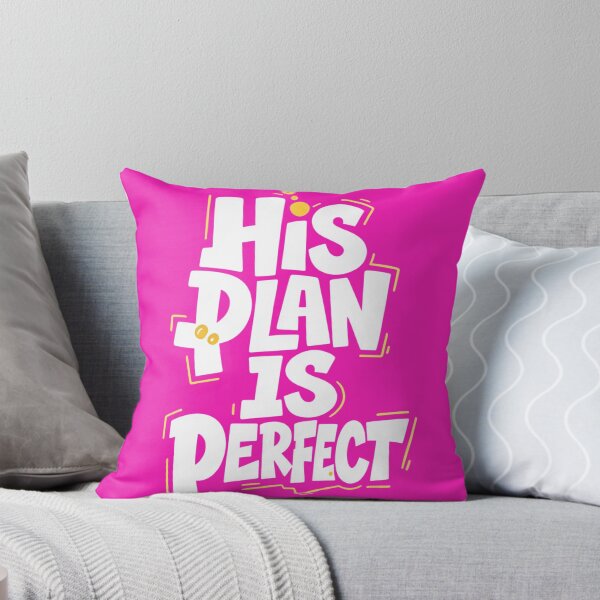 Item preview, His Plan Is Perfect - Christian Graffiti Typography designed and sold by Emmafeystilo.