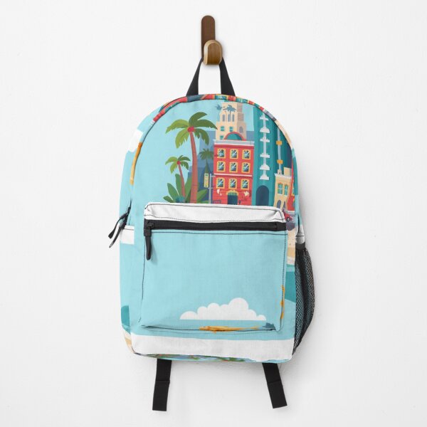 Item preview, Vibrant Summer Coastal City Vector Illustration - Sunny Beachfront Town designed and sold by Kluzioshop.