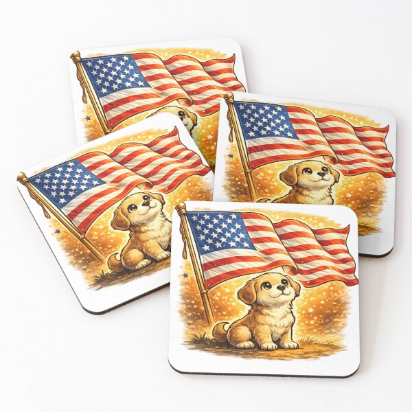Item preview, Liberty Pup Land of the Free designed and sold by PatiImagination.