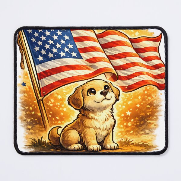 Item preview, Liberty Pup Land of the Free designed and sold by PatiImagination.