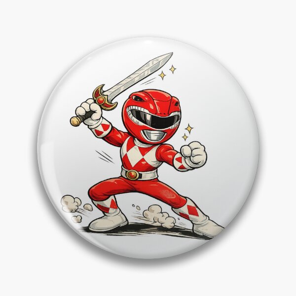 Item preview, Red Power Ranger Vintage Retro designed and sold by Ghostly-Outlaws.