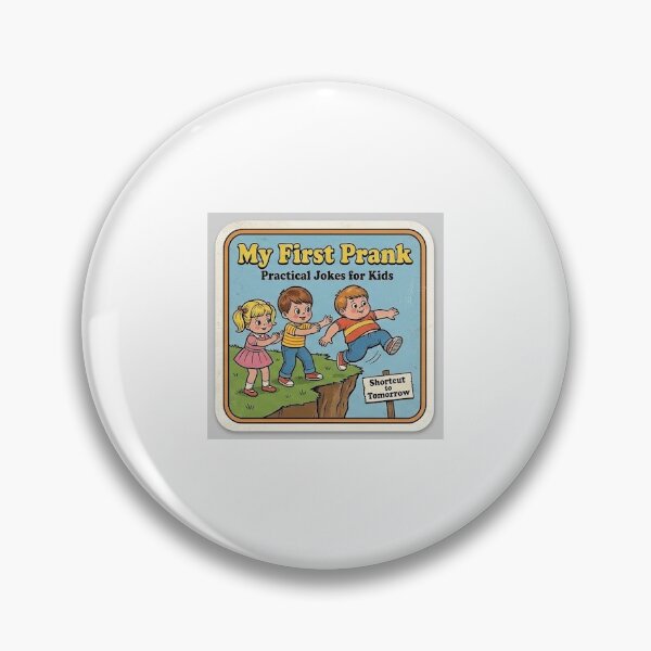 Item preview, My First Prank Funny Retro Aesthetic Sticker designed and sold by Baymax06.