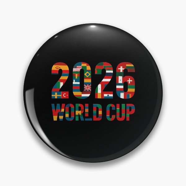 Item preview, 2026 World Cup Flags Typography designed and sold by Khadigadesings.
