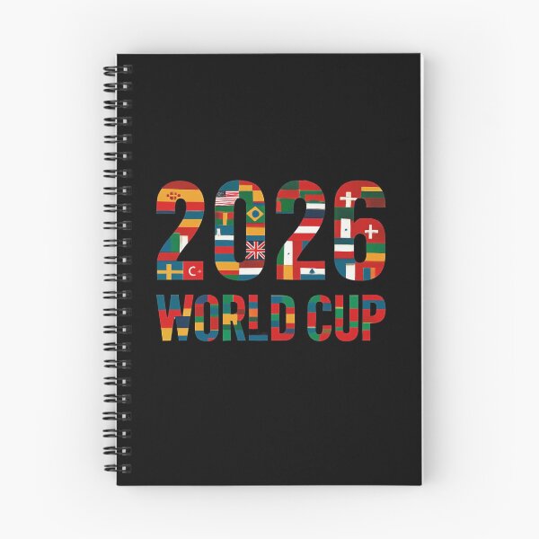 Item preview, 2026 World Cup Flags Typography designed and sold by Khadigadesings.