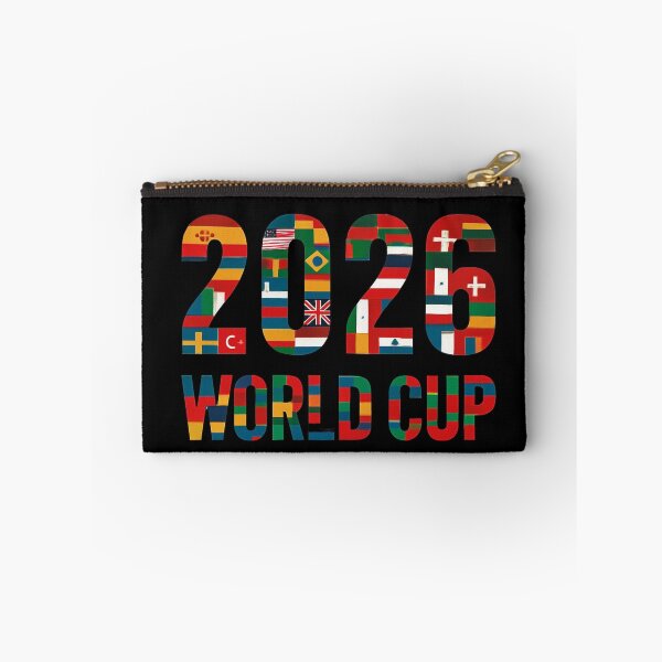 Item preview, 2026 World Cup Flags Typography designed and sold by Khadigadesings.