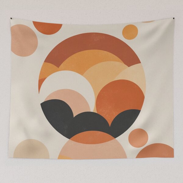 Item preview, Geometric Plants Architectural Model Tones Poster designed and sold by EnmarcArt.
