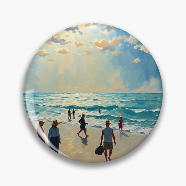 Item preview, People on the beach, in the style of Turner. designed and sold by oldMastersofart.