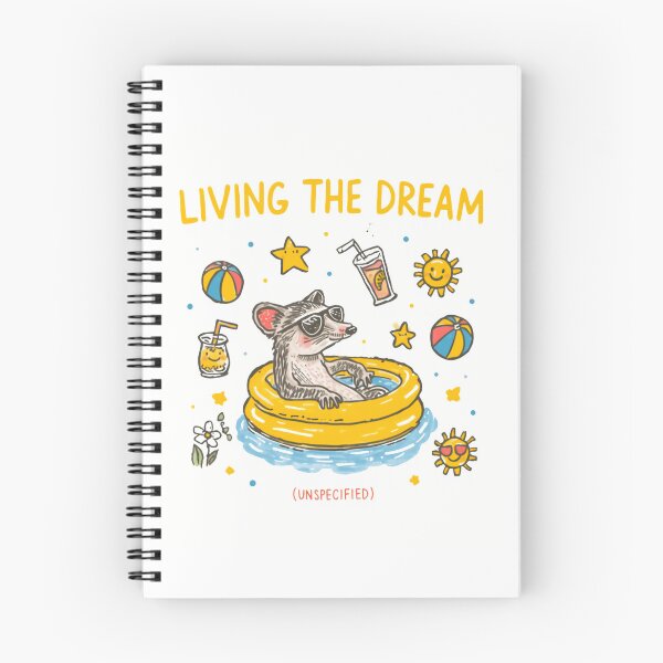 Item preview, Living The Dream Rat Summer Vacation Animal Lover designed and sold by RetroMini2026.