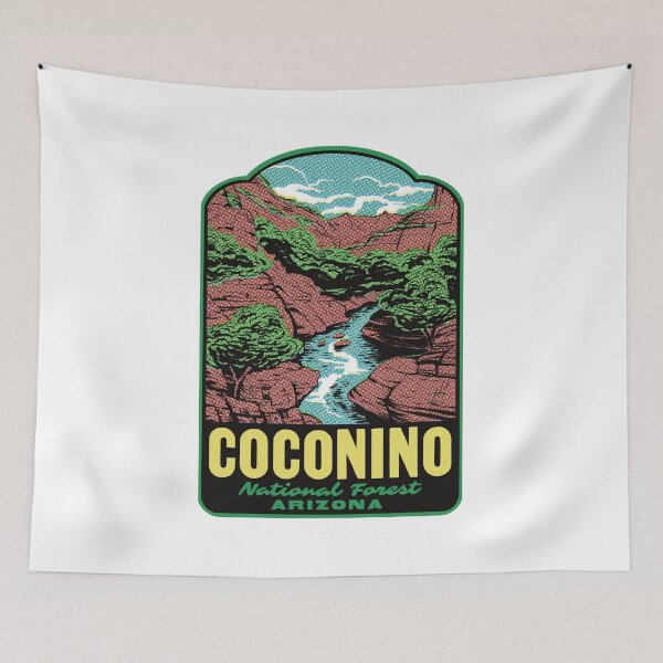 Item preview, Coconino National Forest Arizona Retro designed and sold by HalpinDesign.