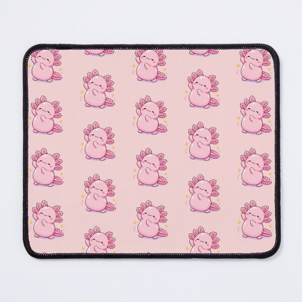 Item preview, Axolotl Waving - Kawaii Axolotl Cartoon designed and sold by ChosmahDrawing.