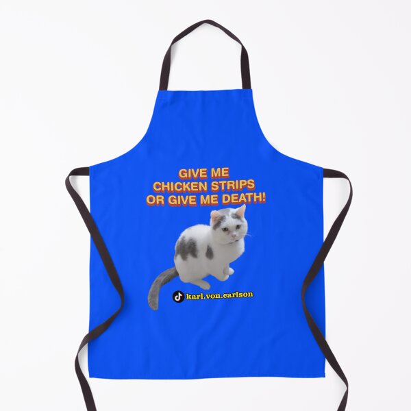 Item preview, GIVE ME CHICKEN STRIPS OR GIVE ME DEATH! designed and sold by Cat Haven & Rescue .