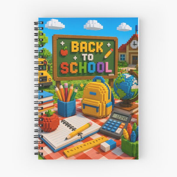 Item preview, Back to School Pixel Block Adventure designed and sold by aleano2026.