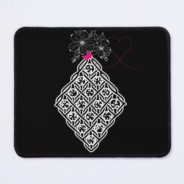 Item preview, Geometric Lace Diamond with Flowers and Butterfly designed and sold by Macramellennias.