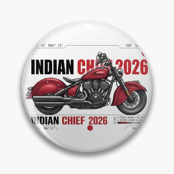 Item preview, Indian Chief 2026 Thunderstroke 116 Technical Spec Blueprint Motorcycle designed and sold by EdGraphy.