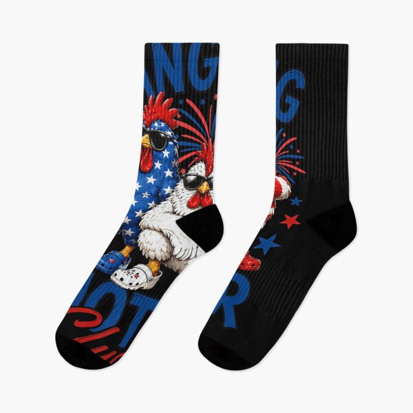 Item preview, Bang Bang Mother Cluckers Patriotic American Roosters 4th Of July Fireworks designed and sold by LakenDraphil.