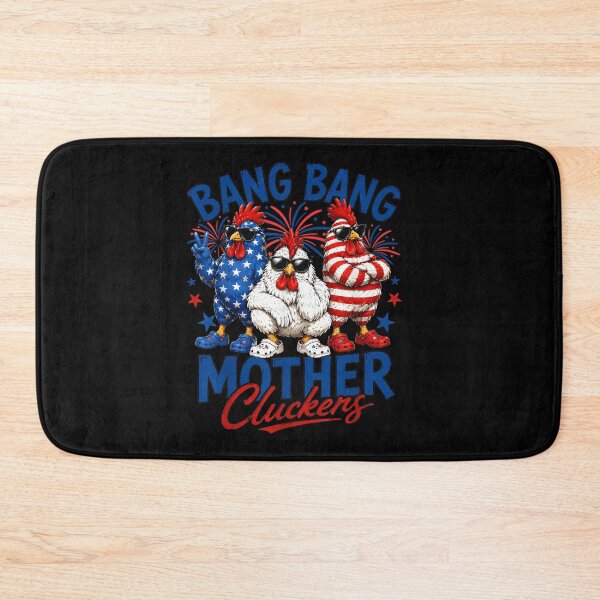 Item preview, Bang Bang Mother Cluckers Patriotic American Roosters 4th Of July Fireworks designed and sold by LakenDraphil.