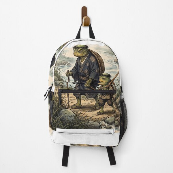 Item preview, Kappa Father and Son Journey – Japanese Folklore Father's Day Gift designed and sold by kaxymax.