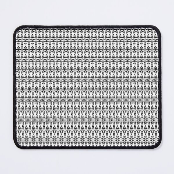 Item preview, Monolithic Order - Dark Geometric Monochome Pattern designed and sold by NornAxiom.