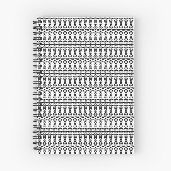Item preview, Monolithic Order - Dark Geometric Monochome Pattern designed and sold by NornAxiom.