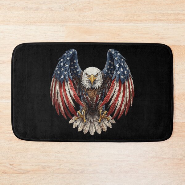 Item preview, American Bald Eagle USA Flag Wings Patriotic Independence Day Fourth Of July designed and sold by LakenDraphil.