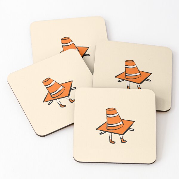 Item preview, Silly Traffic Cone Guy designed and sold by Little Ginger Art.