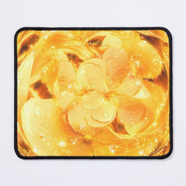 Item preview, Gold Dewy Floral Swirl designed and sold by O'clock Vibes.