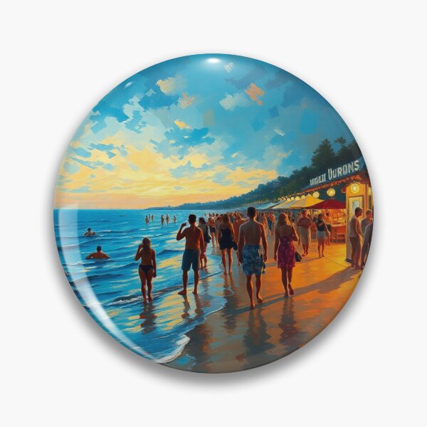 Item preview, Beach party in the style of Turner. designed and sold by oldMastersofart.