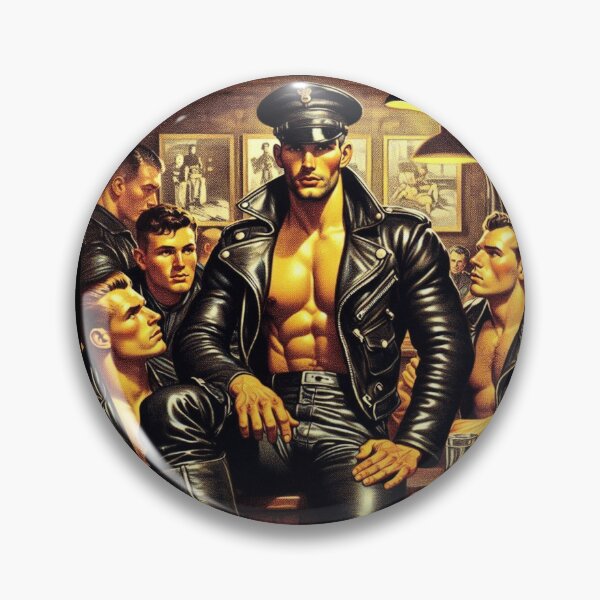 Item preview, Vintage Tom of Finland Clothing Tribute – In Control Gay Bar Leather Daddy designed and sold by ItsAKinkThing.