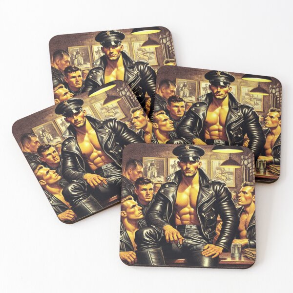 Item preview, Vintage Tom of Finland Clothing Tribute – In Control Gay Bar Leather Daddy designed and sold by ItsAKinkThing.