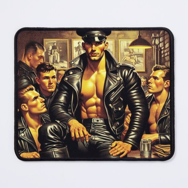 Item preview, Vintage Tom of Finland Clothing Tribute – In Control Gay Bar Leather Daddy designed and sold by ItsAKinkThing.