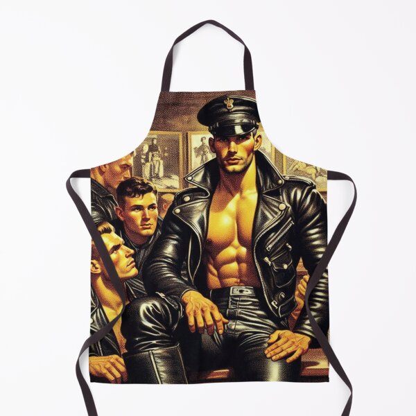 Item preview, Vintage Tom of Finland Clothing Tribute – In Control Gay Bar Leather Daddy designed and sold by ItsAKinkThing.