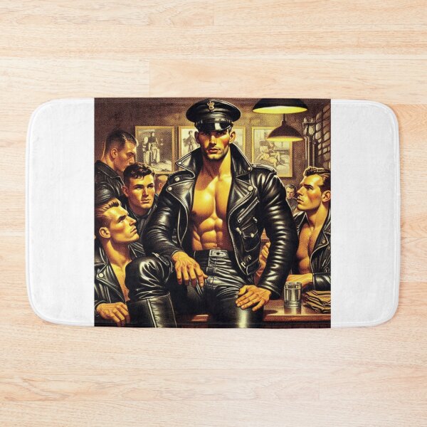 Item preview, Vintage Tom of Finland Clothing Tribute – In Control Gay Bar Leather Daddy designed and sold by ItsAKinkThing.