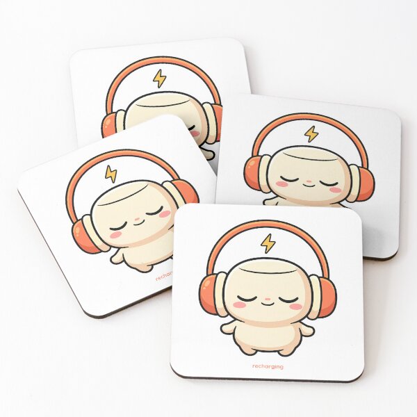 Item preview, Recharging Funny Introvert Headphones Social Battery Humor designed and sold by how-is-design.