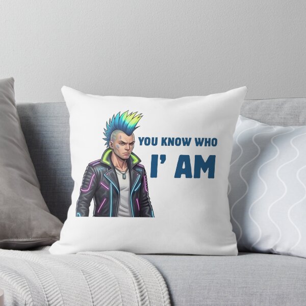 Item preview, You Know Who I Am Cyberpunk Design designed and sold by RamjoVerse.