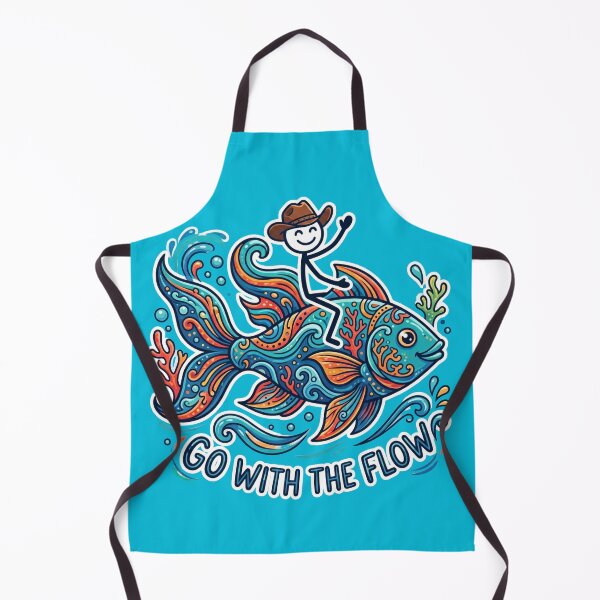 Item preview, Go With The Flow – Ocean Explorer Stickman Adventure designed and sold by Chroma Dreams .